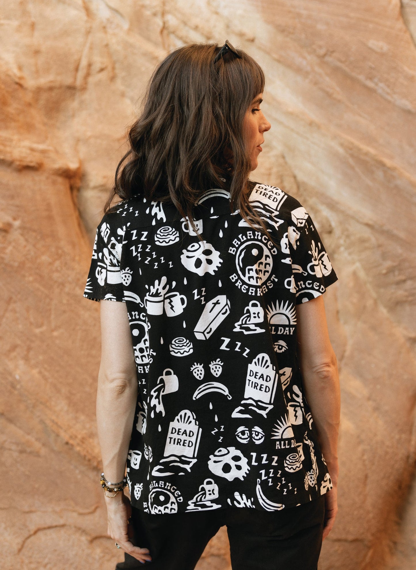 Dead Tired Button-Up