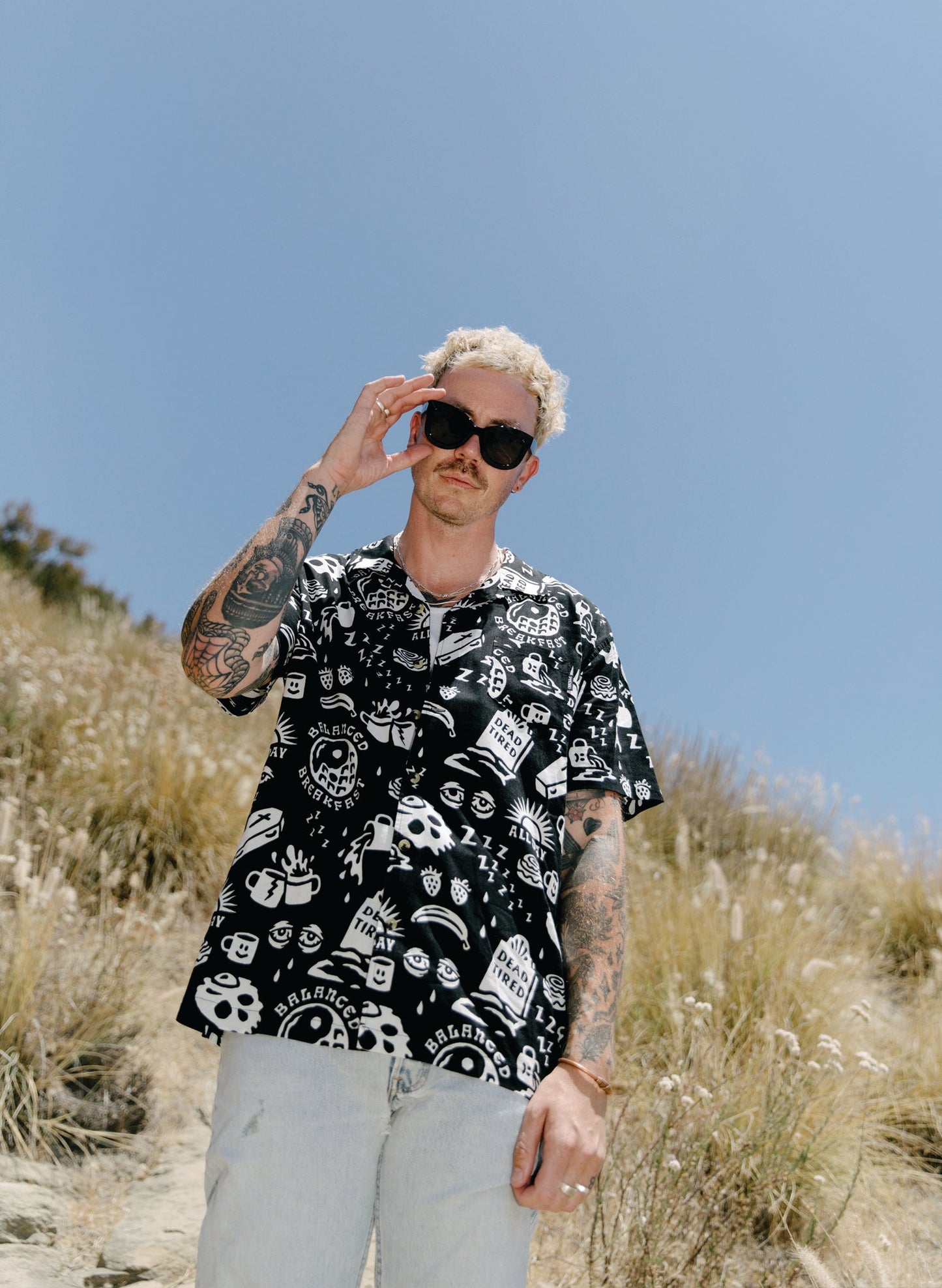 Dead Tired Button-Up